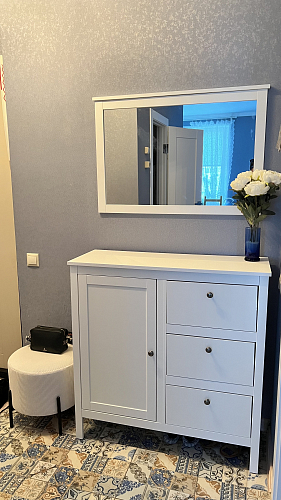 Комод Helga KOM1D3S/95 белый фото покупателя 2