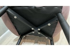 Стул на металлокаркасе Seda black / light gray фото покупателя 14