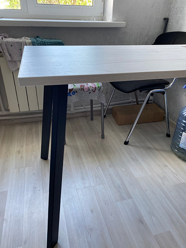 Деревянный стол Барон О 200 х 90 белая пленка шагрень / белый фото покупателя 22