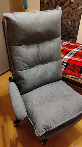 Компьютерное кресло Rapid голубое фото покупателя 99