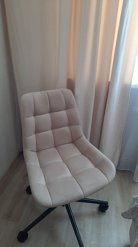 Компьютерное кресло Честер голубой (velutto 47 ) / черный фото покупателя 44