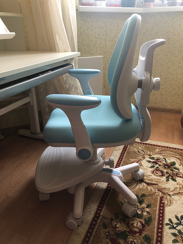 Компьютерное кресло Miracle/Миракл голубое фото покупателя 5