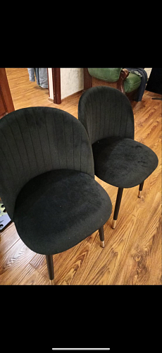 Стул на металлокаркасе Gabi latte / gold / black фото покупателя 623