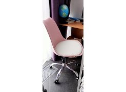 Компьютерное кресло Kolin с подушкой clear / white фото покупателя 543