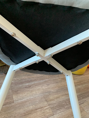 Стул на металлокаркасе Kora beige / black фото покупателя 263