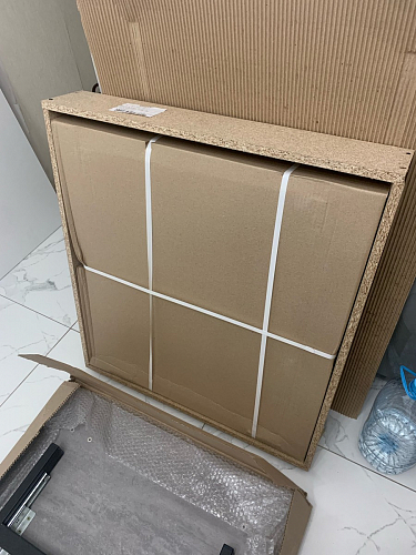 Стол Лота Лофт 140 25 мм черный матовый / дуб вотан фото покупателя 881