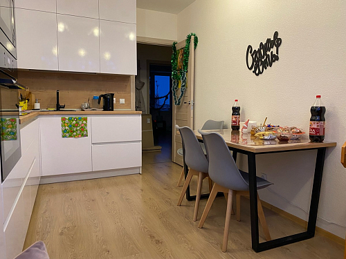 Деревянный стол Лота Лофт 120x75 дуб крафт табачный / черный матовый фото покупателя 34