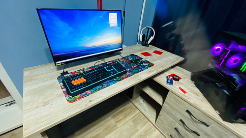 Компьютерный стол КСТ-109П правый венге фото покупателя 9