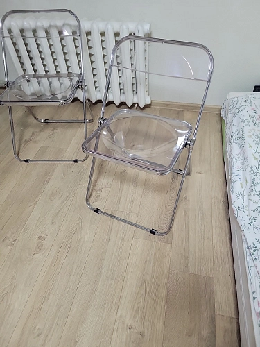 Пластиковый стул Fold складной clear фото покупателя 27