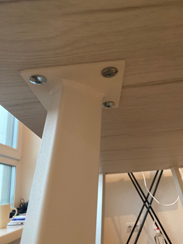 Стол Тринити Лофт 120 32 мм дуб галифакс табако / черный матовый фото покупателя 919