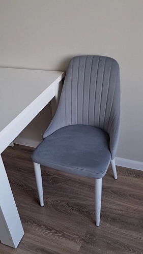 Стул на металлокаркасе Kora gray / black фото покупателя 90