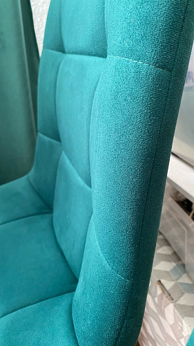 Стул на металлокаркасе Чилли зеленый / черный фото покупателя 154