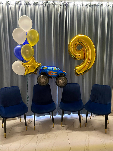 Стул на металлокаркасе Seda 01 blue / gold / black фото покупателя 11