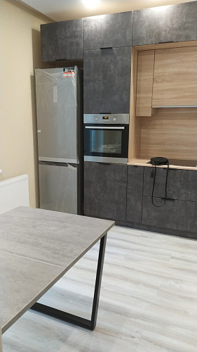 Стол Лота Лофт 120 32 мм бетон / черный матовый фото покупателя 29