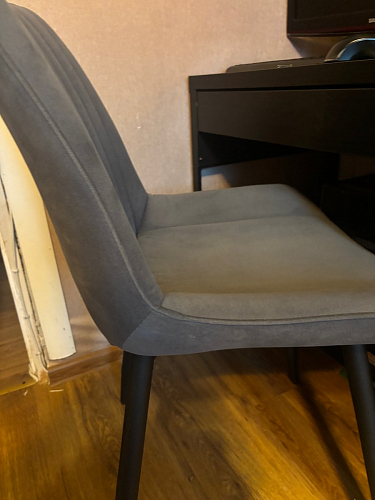 Стул на металлокаркасе Седа К латте / черный фото покупателя 283