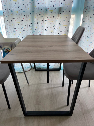 Стол Лота Лофт 120 25 мм сабия / белый матовый фото покупателя 232