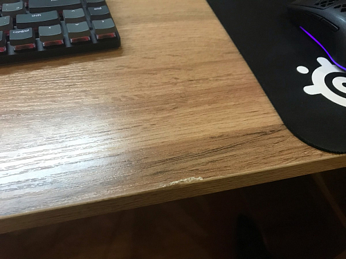 Письменный стол Фред Лофт черный матовый / дуб делано темный фото покупателя 5