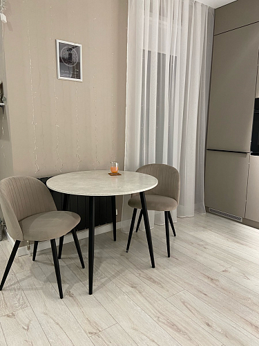 Стул на металлокаркасе Gabi 1 light purple / black фото покупателя 661