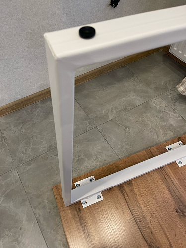 Деревянный стол Лота Лофт 120х75 белый матовый / дуб крафт золотой фото покупателя 398