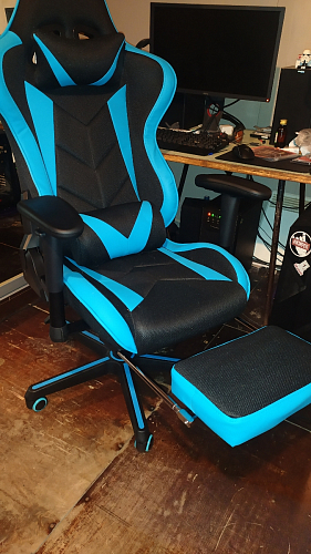 Компьютерное кресло Kano 1 light blue / black фото покупателя 172