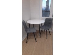 Стул на металлокаркасе Чилли розовый / черный каркас фото покупателя 493