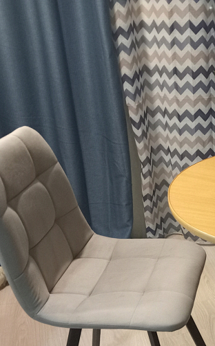 Стул на металлокаркасе Чилли К светло-серый велюр / черный каркас фото покупателя 303