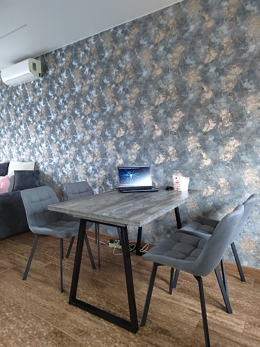 Комплект стульев Стронг 4 шт темно-серый / черный фото покупателя 5