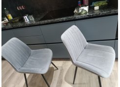 Стул на металлокаркасе Вейв темно-серый / черный фото покупателя 239