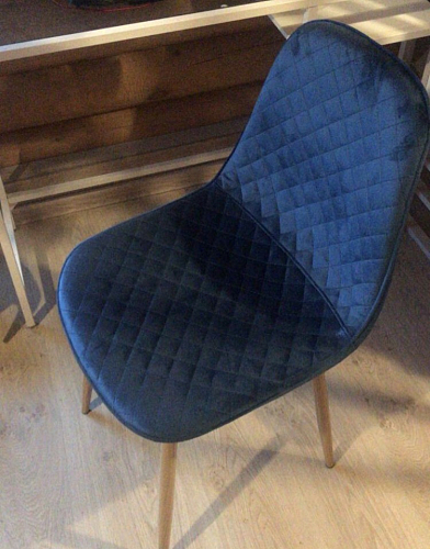 Стул на металлокаркасе Capri dark beige / white фото покупателя 120