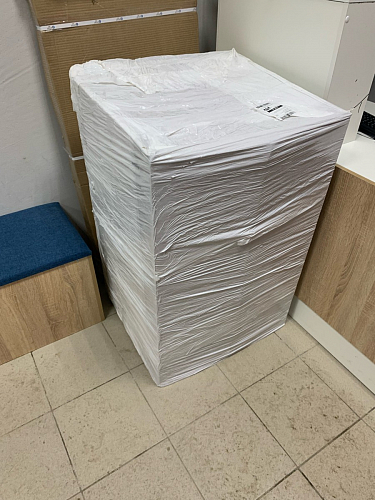 Стул на металлокаркасе Рансол синий / черный глянец фото покупателя 2