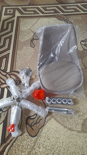 Компьютерное кресло Kolin с подушкой clear / white фото покупателя 93