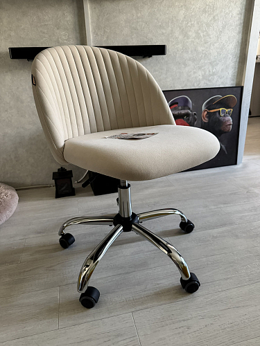 Компьютерное кресло Melody/Мелоди молочное фото покупателя 112