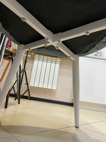 Стул на металлокаркасе Kora light blue / white фото покупателя 53