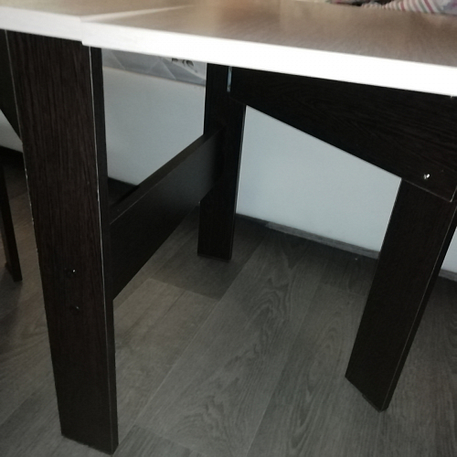 Стол-книжка СтК6 венге / дуб молочный высота 54 см фото покупателя 156