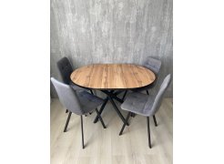 Стул на металлокаркасе Чилли синяя ткань / белый фото покупателя 452