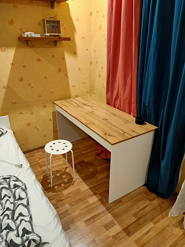 Письменный стол Сантия 120 дуб вотан / белый фото покупателя 6