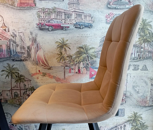 Стул на металлокаркасе Чилли темно-серый / черный каркас фото покупателя 697