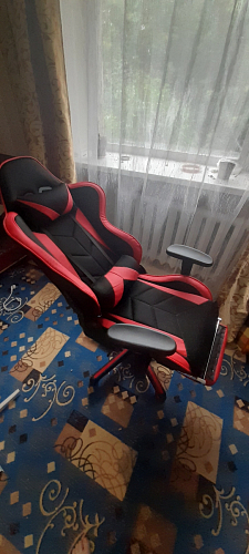 Компьютерное кресло Kano черное / красное фото покупателя 118