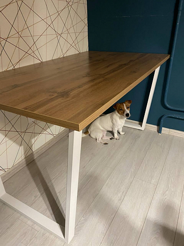 Стол раскладной Лота Лофт 120 25 мм юта / черный матовый фото покупателя 162