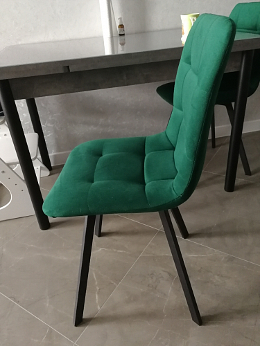 Комплект стульев Чилли 4 шт бежевый / черный фото покупателя 184