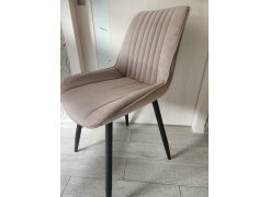 Стул на металлокаркасе Вейв светло-серый (hl 63) / 10К черный каркас фото покупателя 335