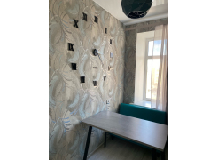 Стол Тринити Лофт 120 32 мм бетон / черный матовый фото покупателя 73