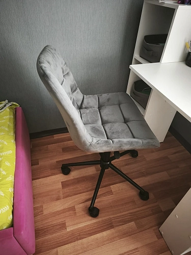 Компьютерное кресло Форт розовый / белый фото покупателя 12