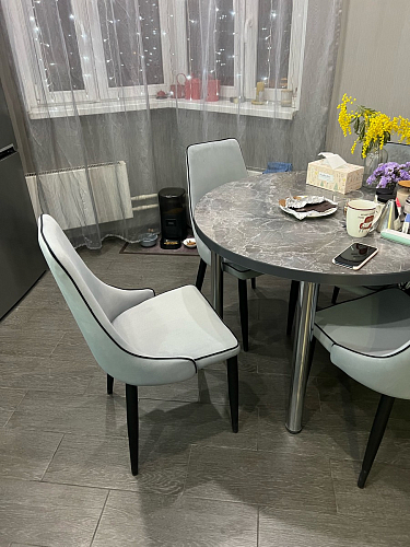 Стул на металлокаркасе Kora black / gray фото покупателя 222