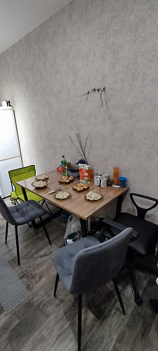 Деревянный стол Лота Лофт 140х80 черный матовый / бетон светлый фото покупателя 697