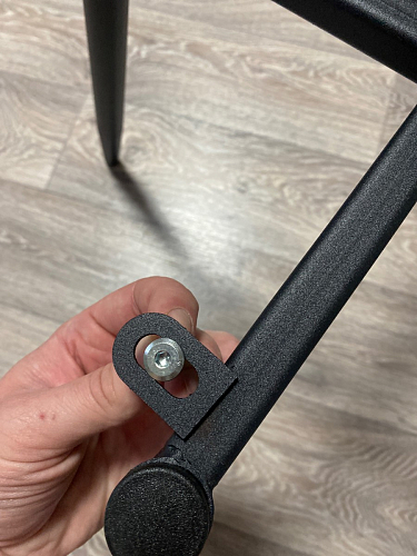 Стул на металлокаркасе Седа К латте / черный фото покупателя 184