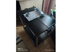 Столик сервировочный SC-5119 складной черный фото покупателя 50