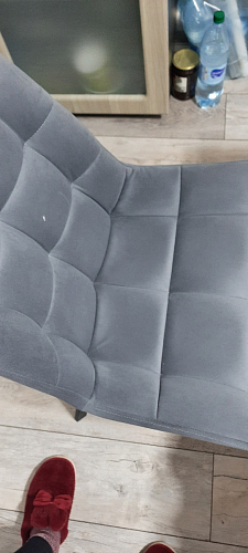 Стул на металлокаркасе Челси бежевый / черный фото покупателя 246