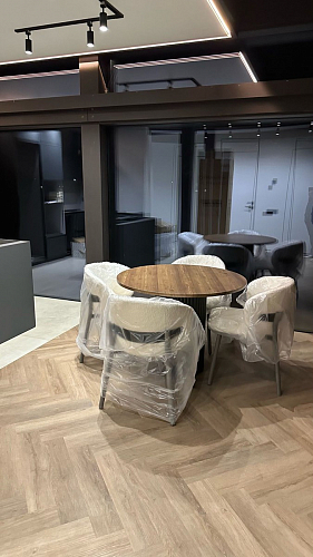 Стол Барел 110 белый / золото фото покупателя 15