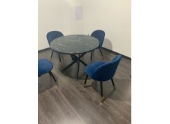 Стул на металлокаркасе Gabi 1 gray / black фото покупателя 733